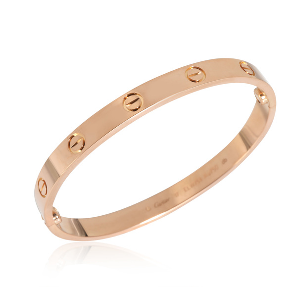CARTIER Love Bracelet in 18k Rose Gold - Picture 3 of 6